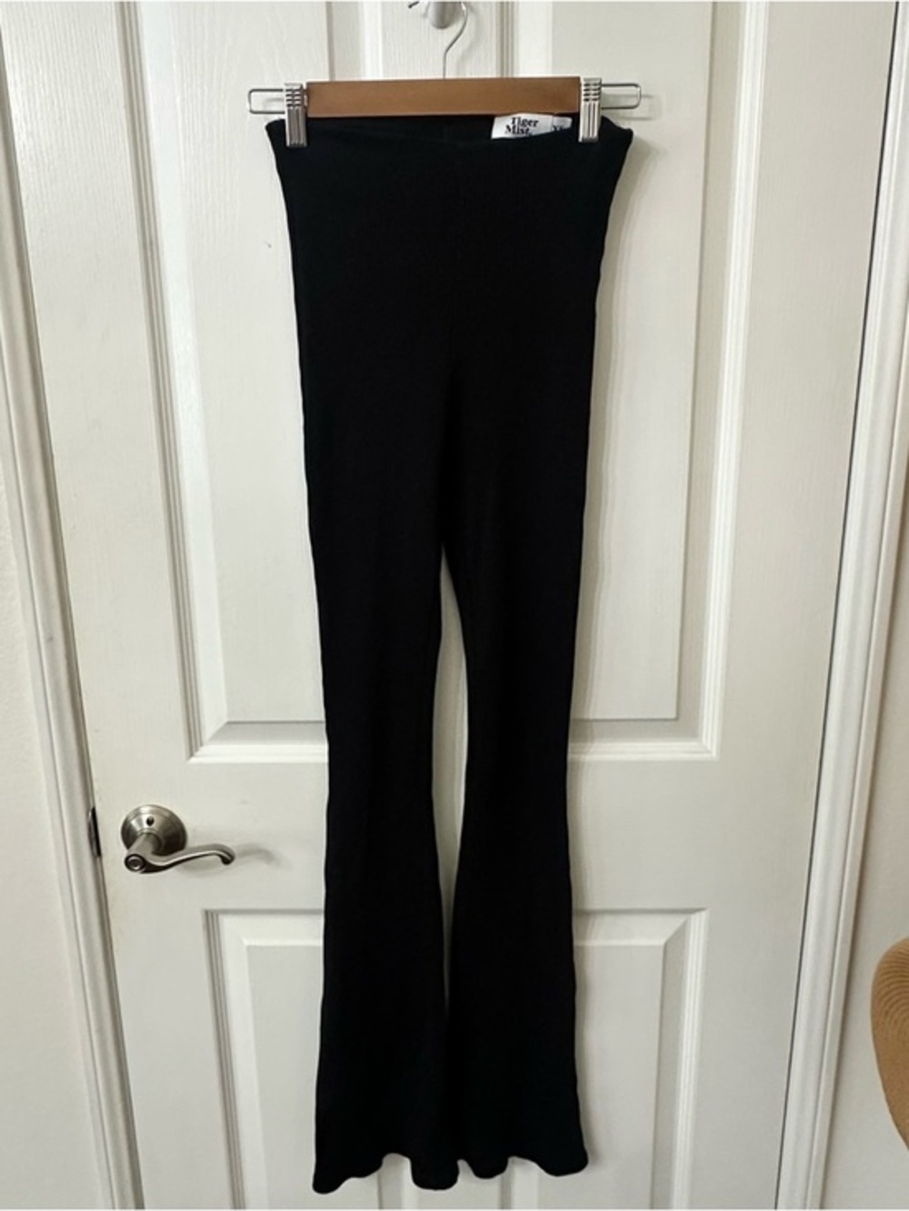 Tiger Mist Black Flared Pants, XS